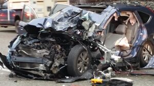 Actual Client Vehicle Damage Car Accident Injury Law